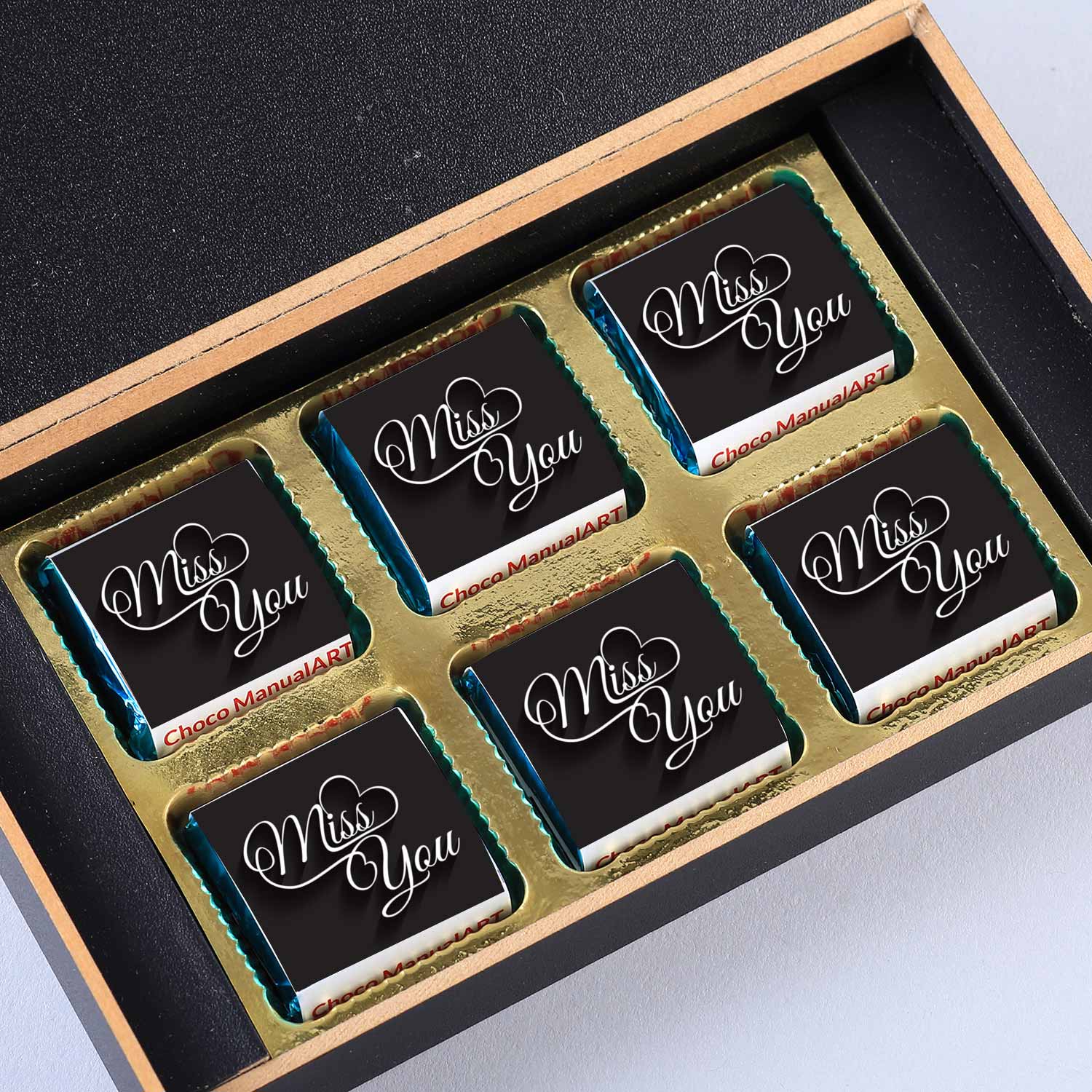 Miss you special customised chocolate wrappers