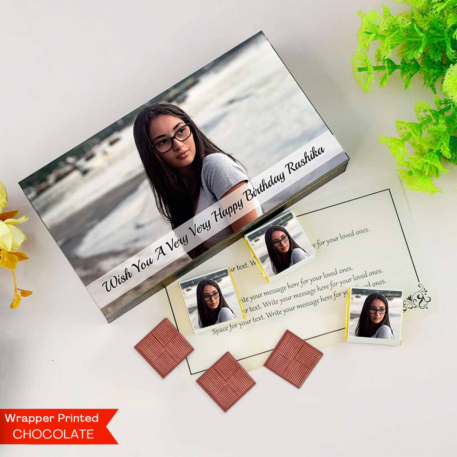 photo printed chocolate personalised chocolates with names photo on chocolate wrappers customised chocolate wrapper personalised chocolates with photo india personalised chocolate gift box personalised chocolates for birthdays customised chocolate gifts