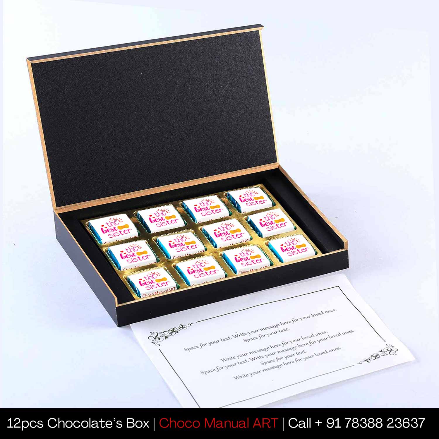 The Best Sister Premium Personalised Chocolate Gifts