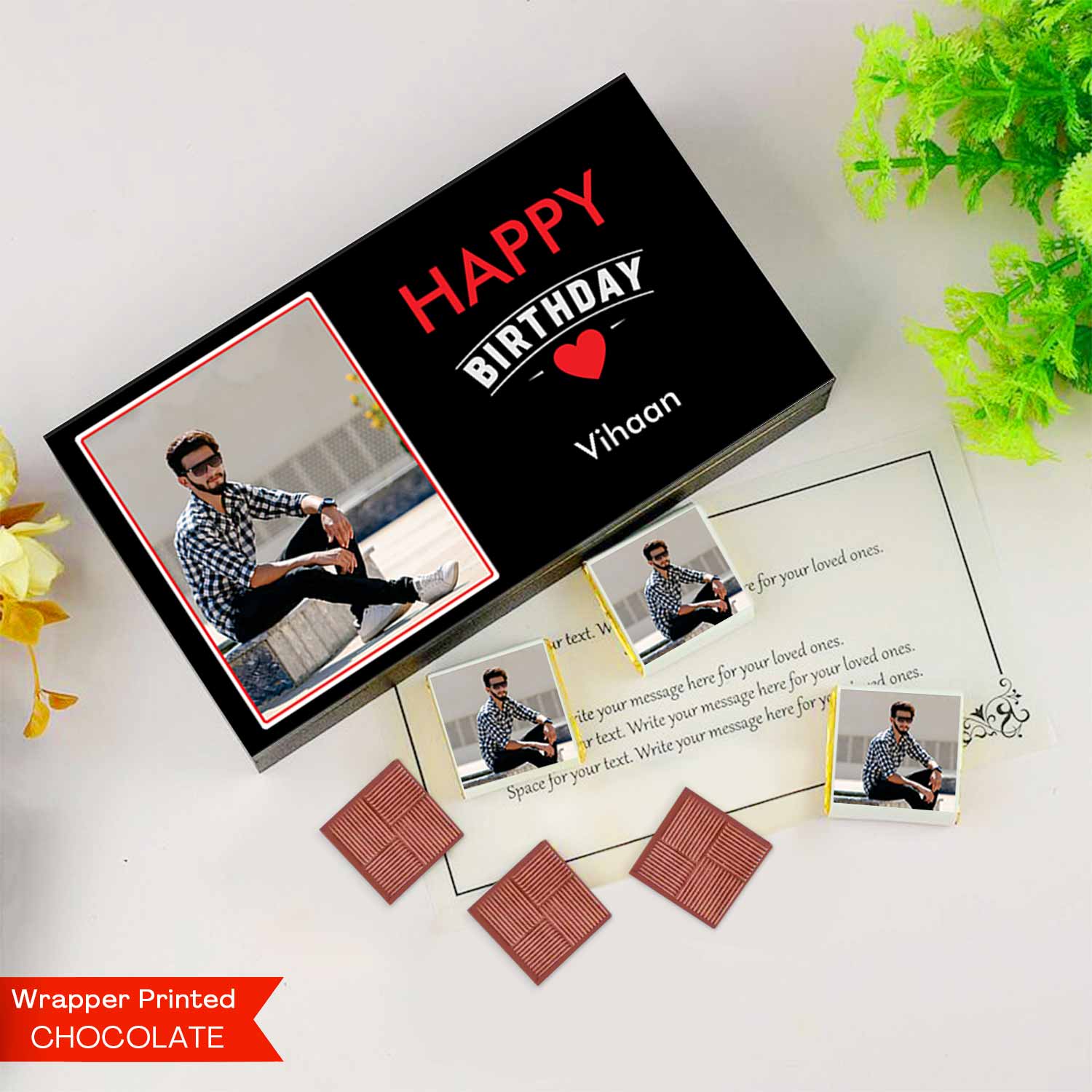  photo printed chocolate photo on chocolate wrappers personalised chocolates with names personalised chocolates with photo india personalised chocolates for birthdays photo chocolate box personalized chocolate gifts customised chocolate box