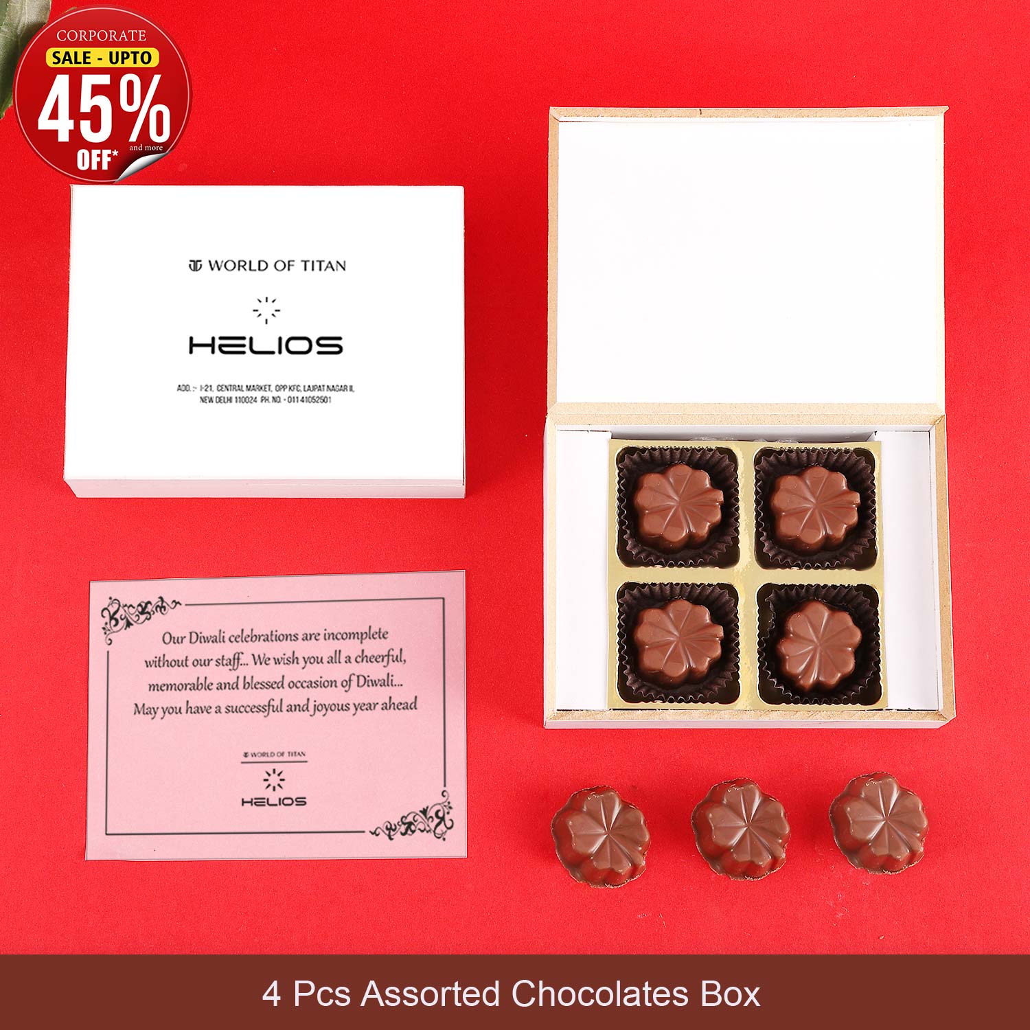 Promotional Gift at ChocoManualART, custom chocolate bars with company logo, personalised selection box
