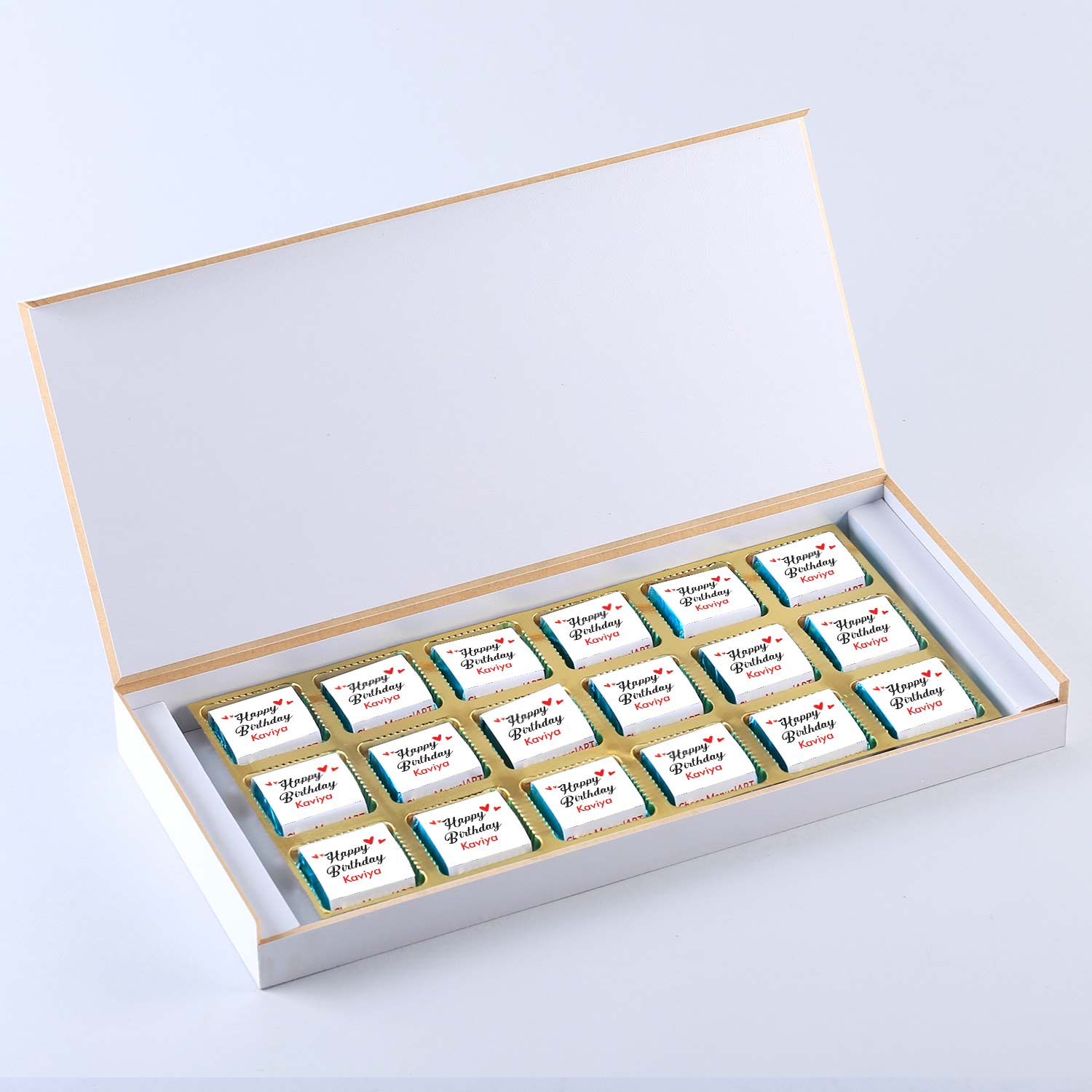 Gift Theme Name Printed Chocolate gift for Birthday