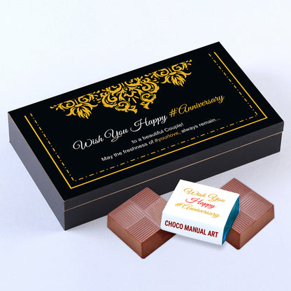 Graceful design and photo printed box of chocolates