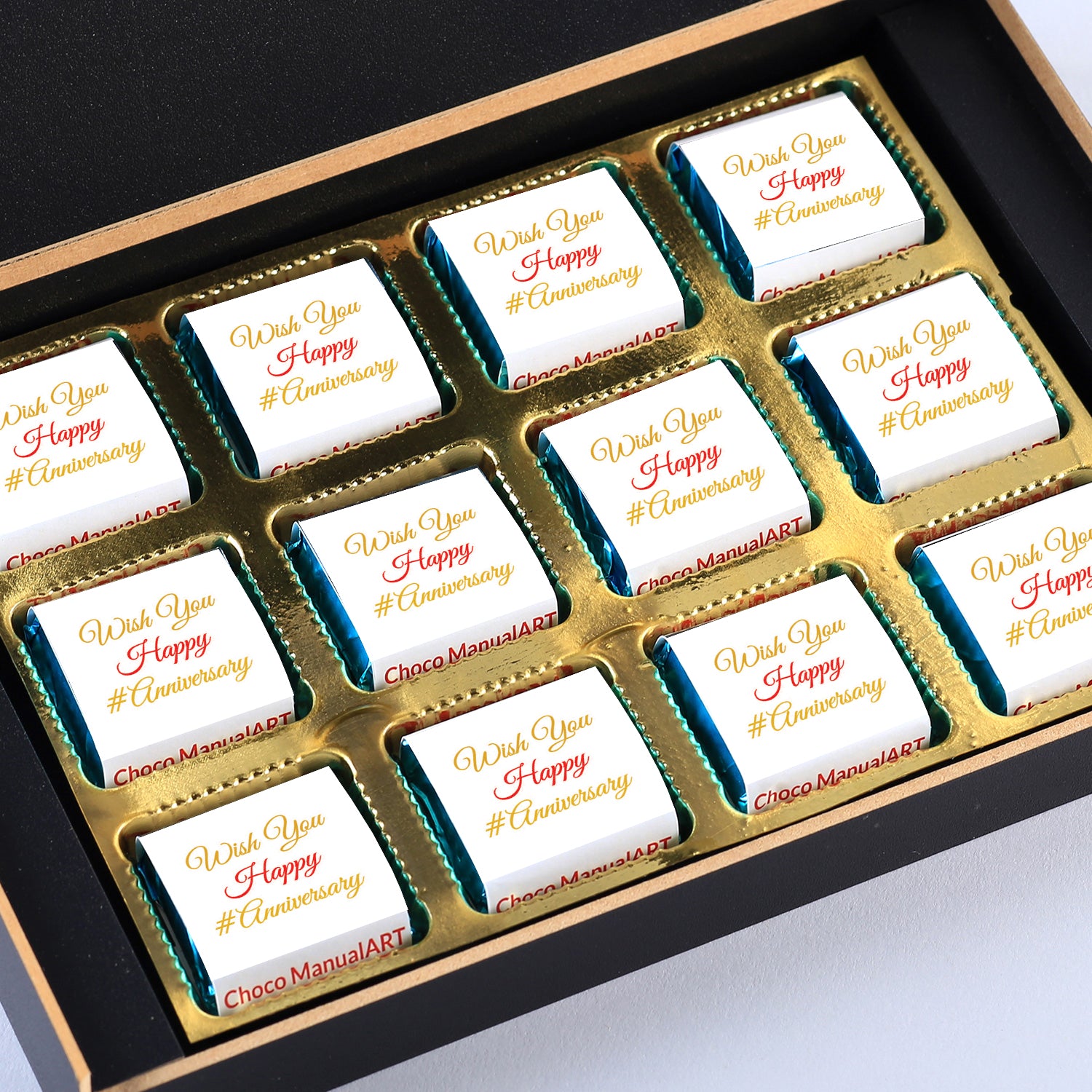 Gift box of chocolates with Wrapper Print