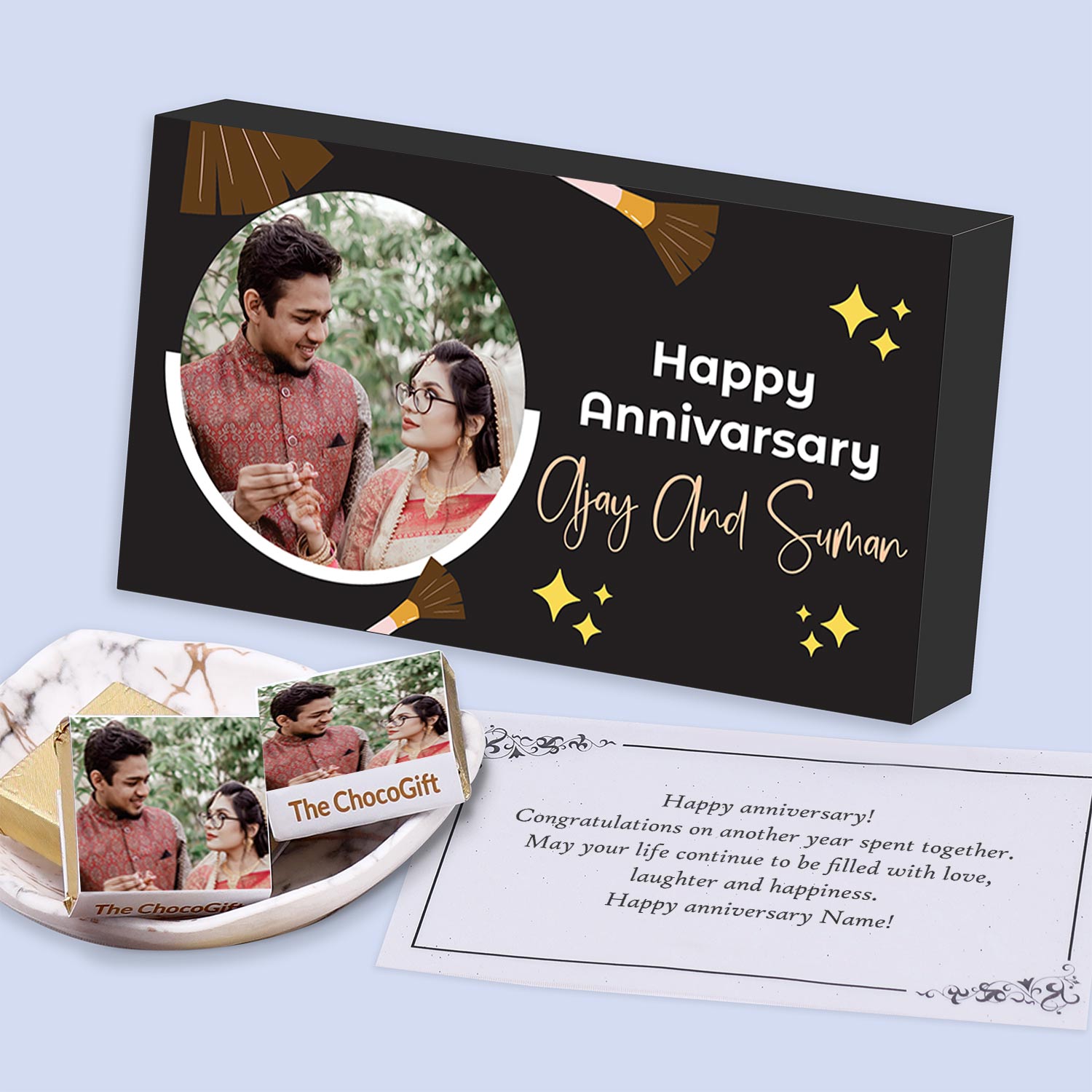 Buy personalised gifts for your weeding anniversary