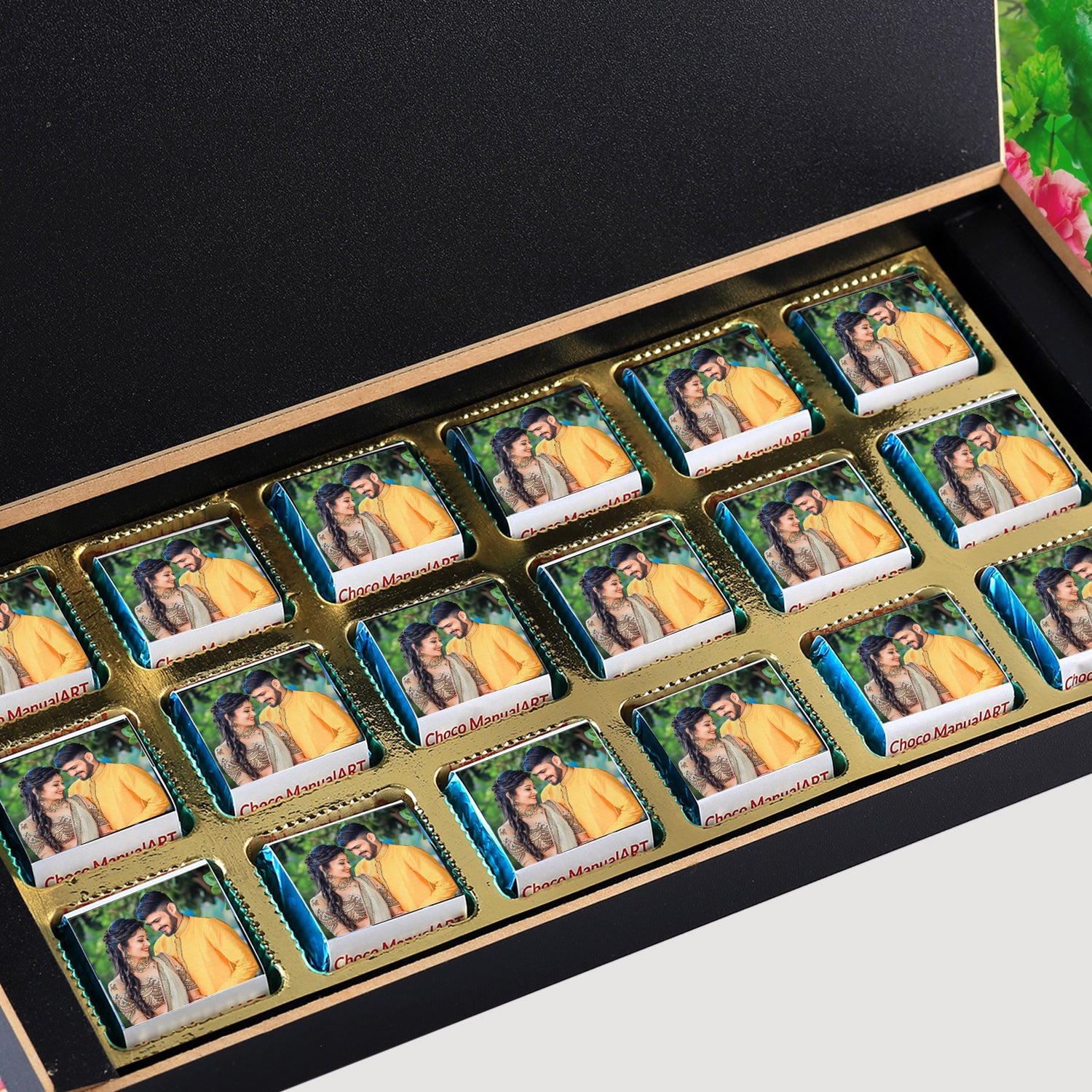 Beautiful Personalised Box Customised elegant wooden gift boxes personalized with your name and photo