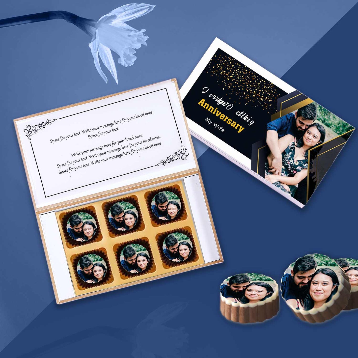 Make your anniversary happiest with customised chocolates