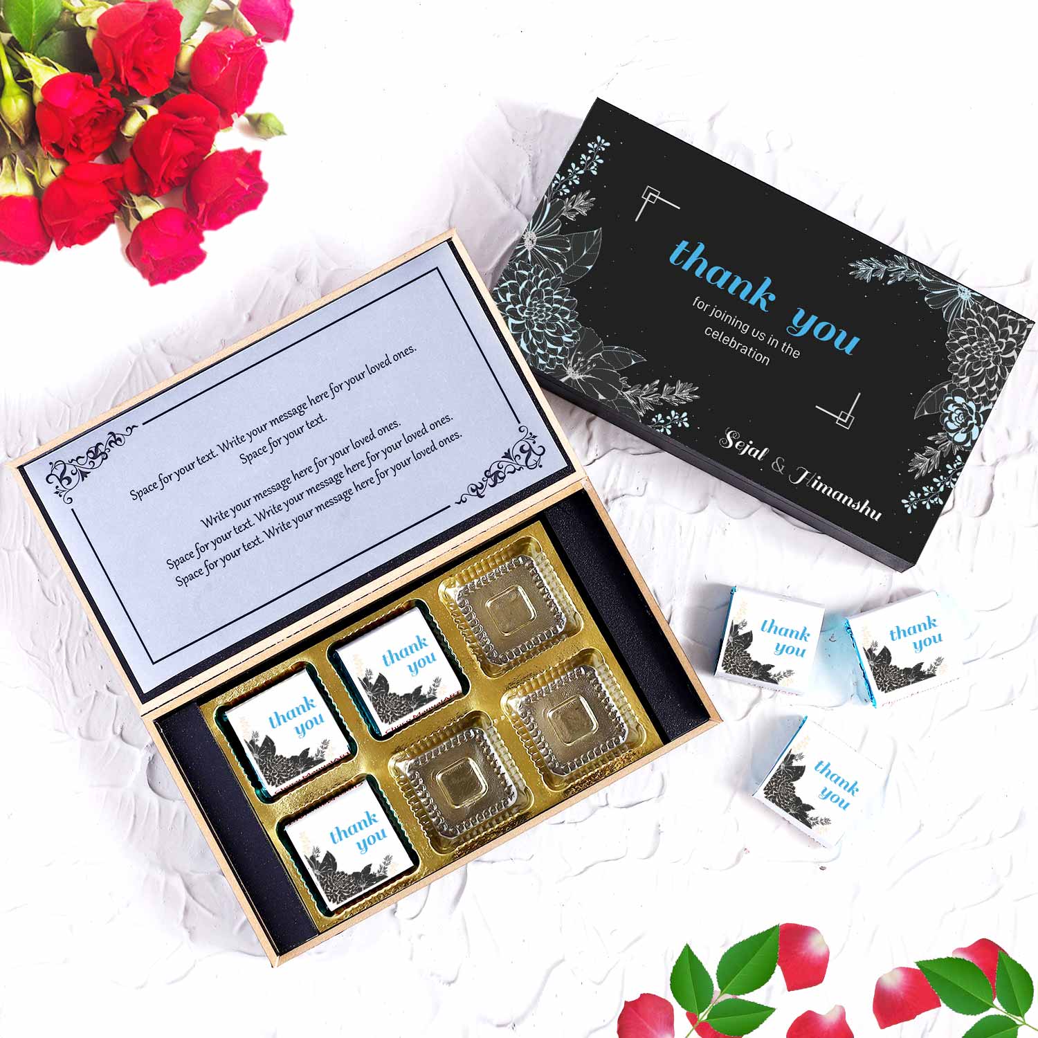 Beautiful Personalised Box Customised elegant wooden gift boxes personalized with your name and photo