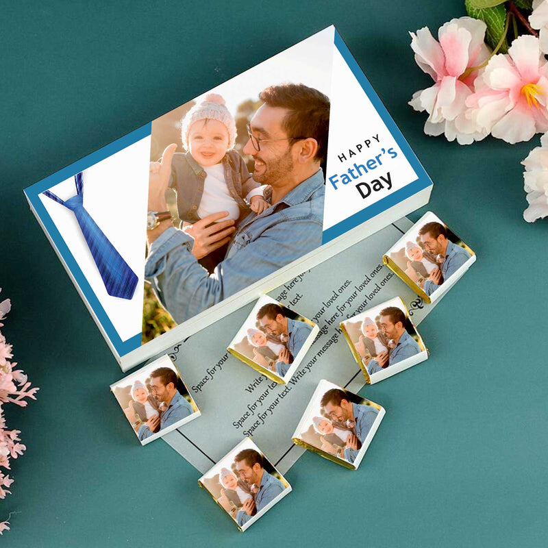 Awkward but attractive design printed customised chocolates gift