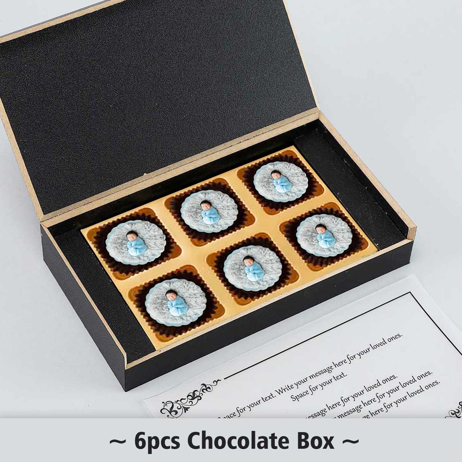 Introducing baby boy Star printed chocolate gift