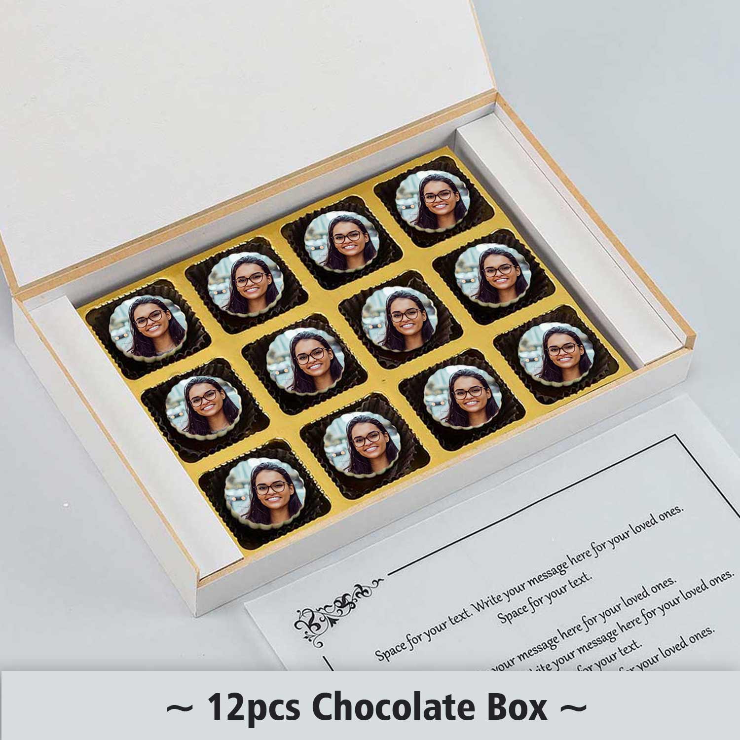 Sweet 16 birthday return gift photo printed chocolates