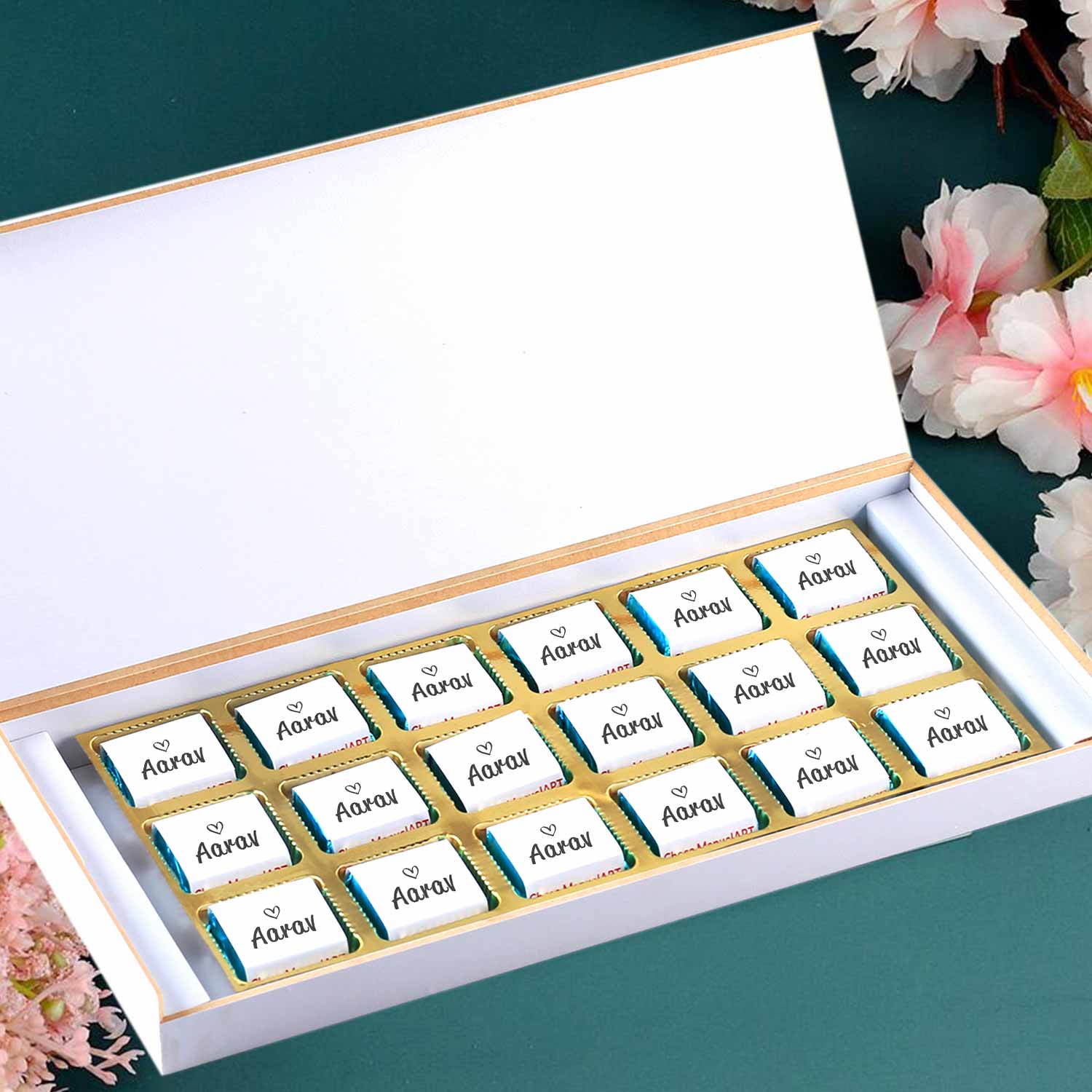 Beautiful Personalised Box Customised elegant wooden gift boxes personalized with your name and photo