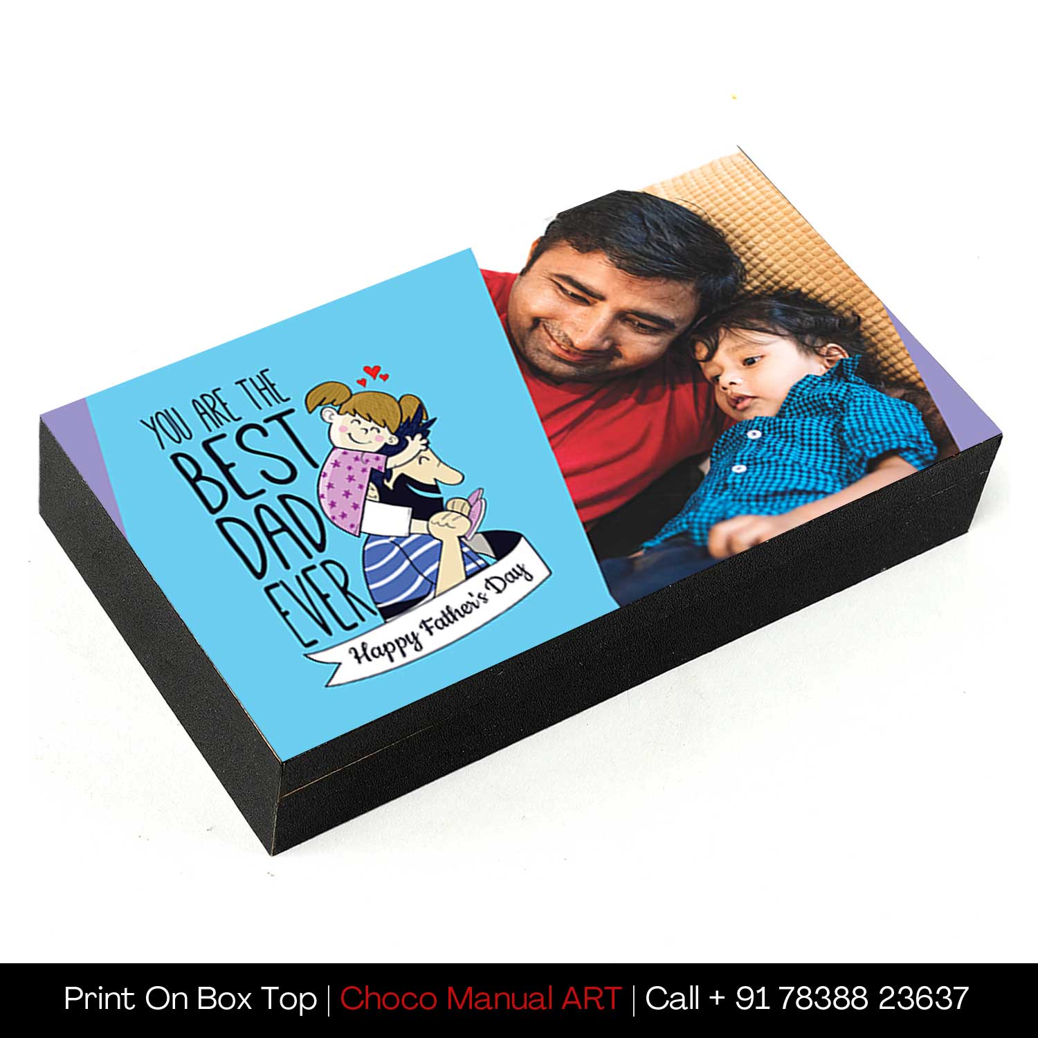Best Dad ever & cute Graphics Printed Customised father's day Gift