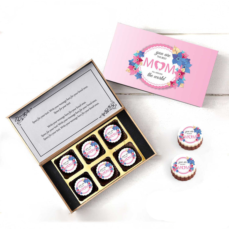 Best mom Around the world Printed Chocolates