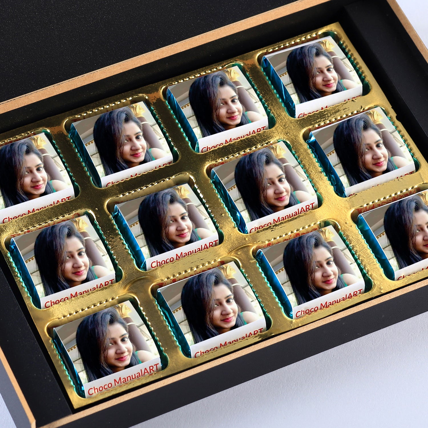 GIFT UNIQUE CUSTOMIZED CHOCOLATES BOX WITH SPECIAL MESSAGE. Chocolate Boxes Gift Idea For Birthday. 