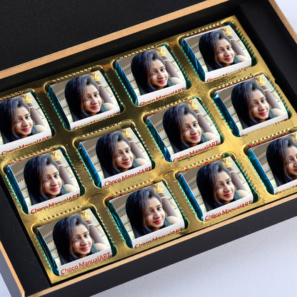 GIFT UNIQUE CUSTOMIZED CHOCOLATES BOX WITH SPECIAL MESSAGE. Chocolate Boxes Gift Idea For Birthday. 