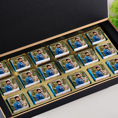 Birthday gift Ideas For Husband and Wife. Personalised Chocolate Box For Boyfriend and Girlfriend. Customised Gift Mom and Sister.