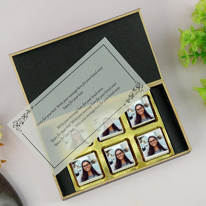  Best Friend Photo On Chocolate Box. Chocolate Box For Birthday Gift.