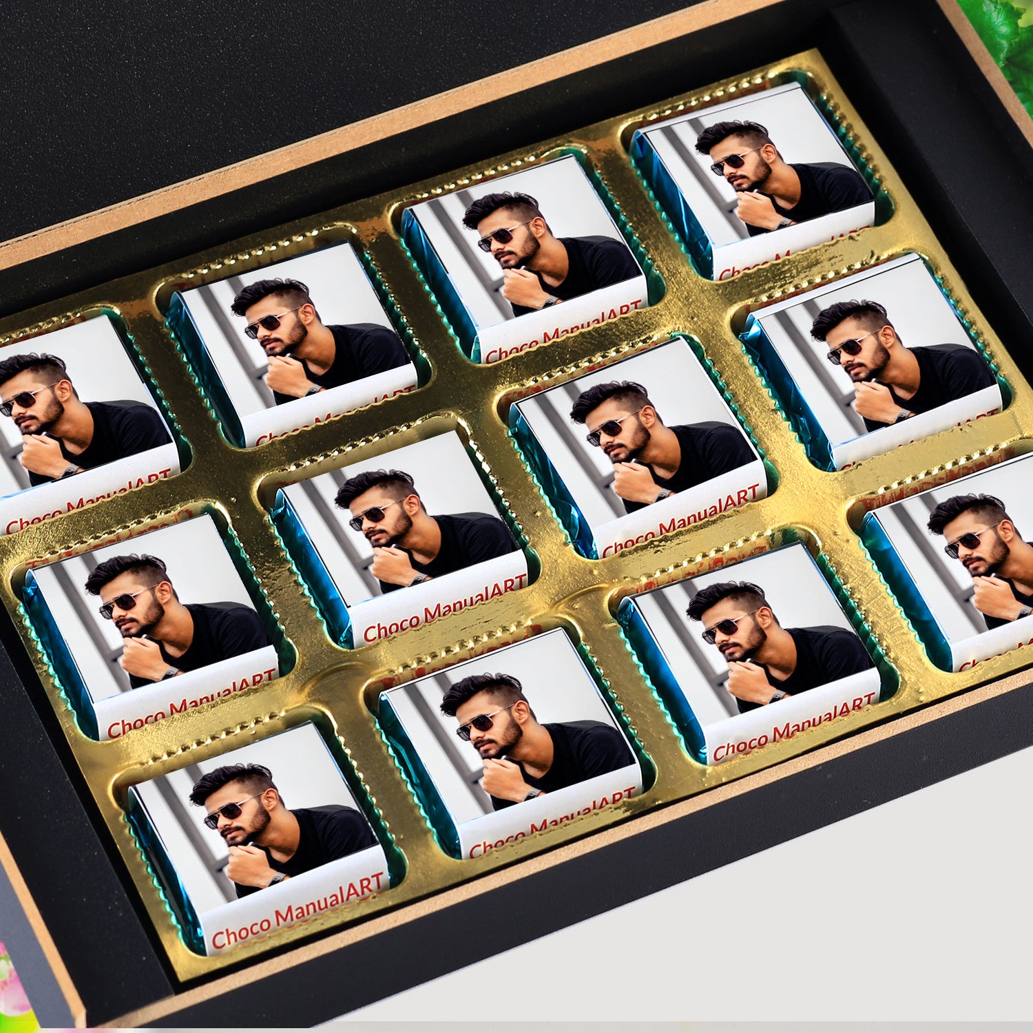 Best Friend Photo On Chocolate Box . Chocolate Box For Birthday Gift. Birthday Gift For Kids.what To We Gift A Kid On His Birthday. Printed Chocolate Box For Birthday. 