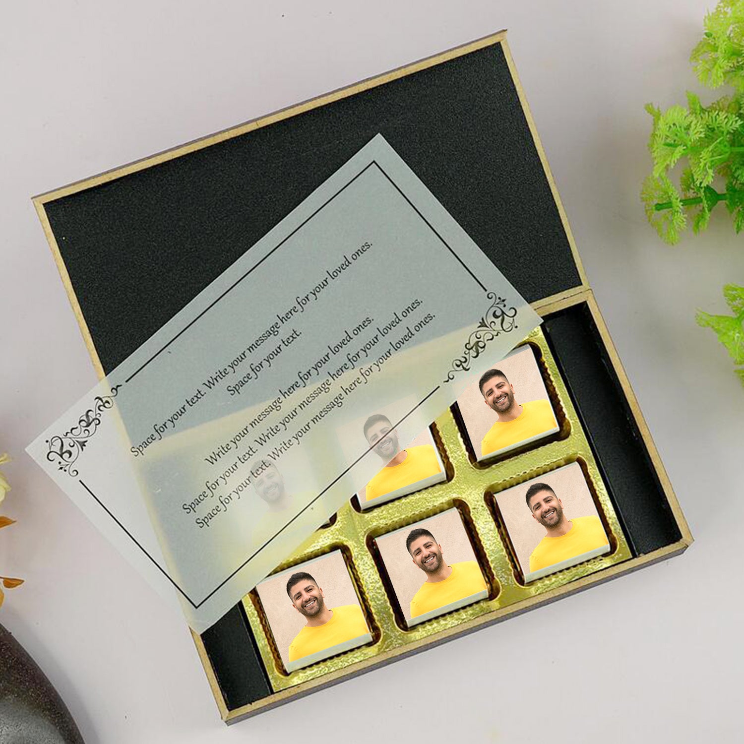 Personalised Chocolate Gift Box Chocolates With Names Photo Customised Gifts India Dark Customized Near Me For Birthdays Message Inside In Special Birthday Happy 1 Rupees Images On Wrapper Singapore Name Personalized Box,Online Ideas Girl Unique Same Day Delivery,Onlin Pack Best Customize Her Boyfriend Husband Girlfriend,Customised Photo gifts with printed name on Wrapper chocolates