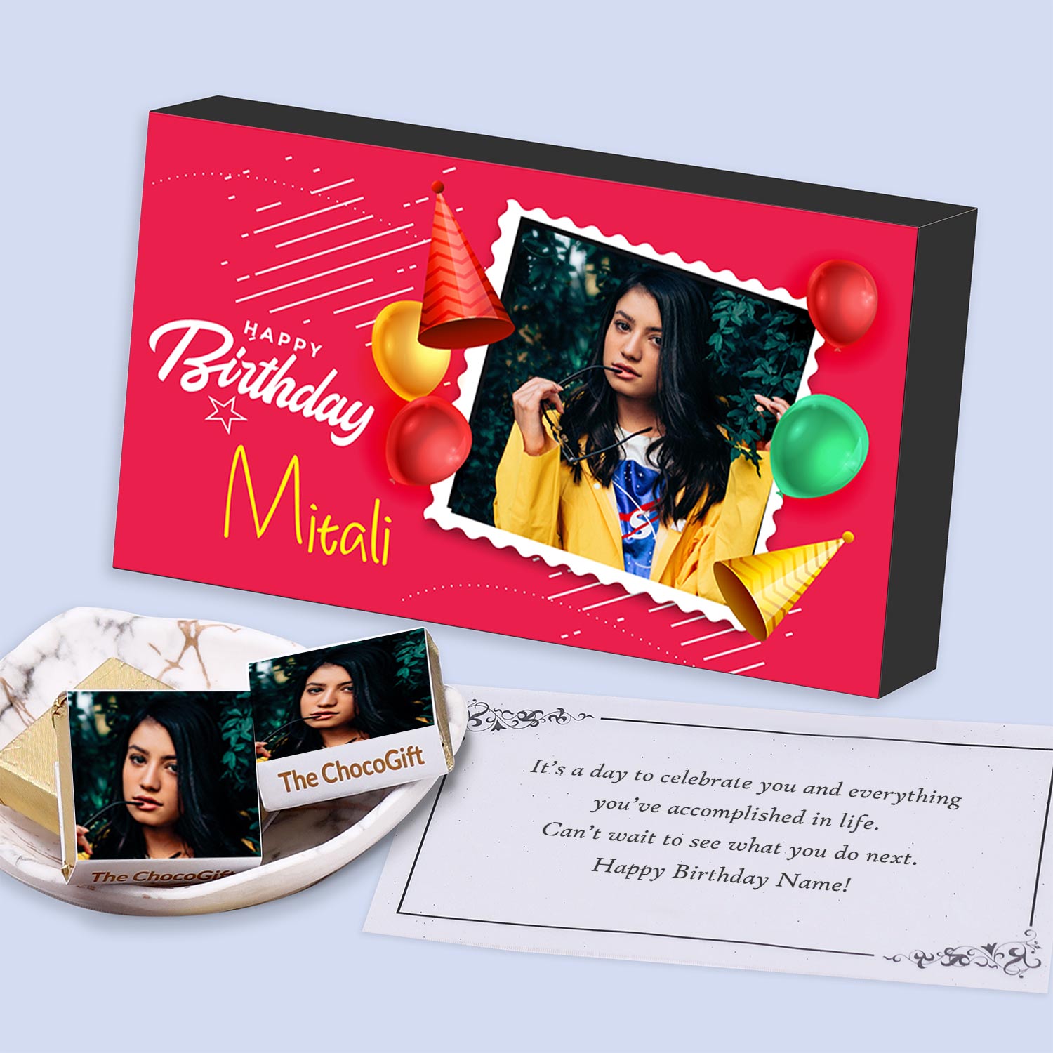Customized Chocolate box with Wrapper chocolates