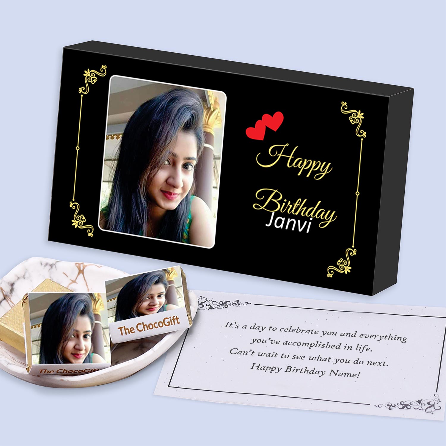 Customized gifts for Wrapper Printed chocolates