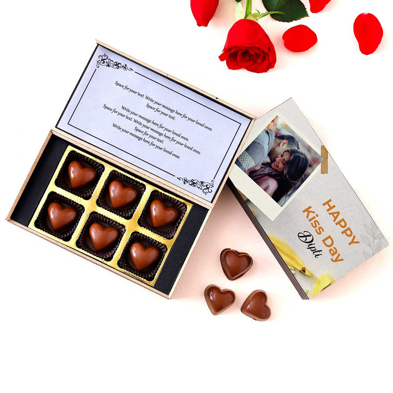 Kiss Day Unique Chocolate gift I Buy at Choco ManualART