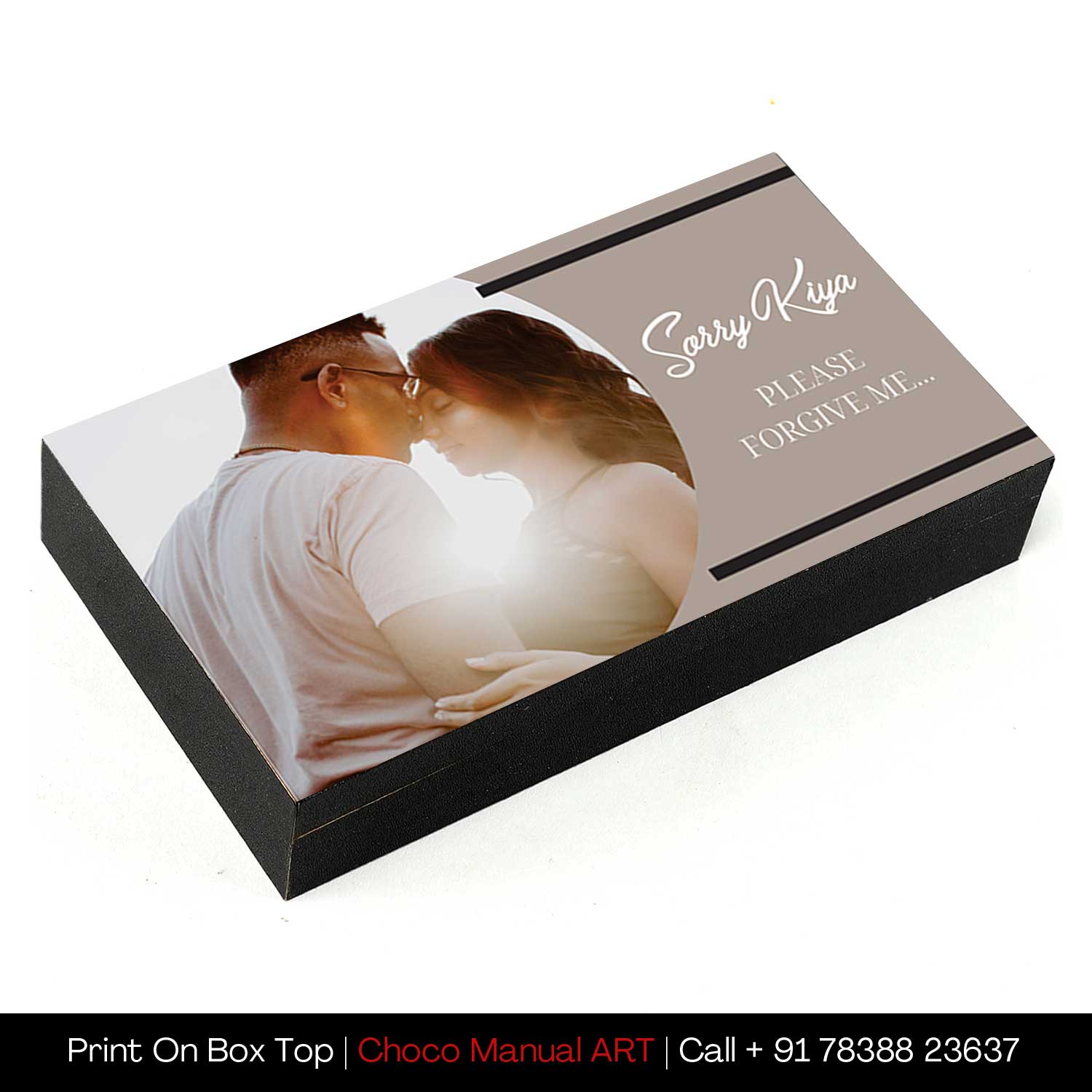 Buy Personalised Chocolate with Photo Name Messages Print on them