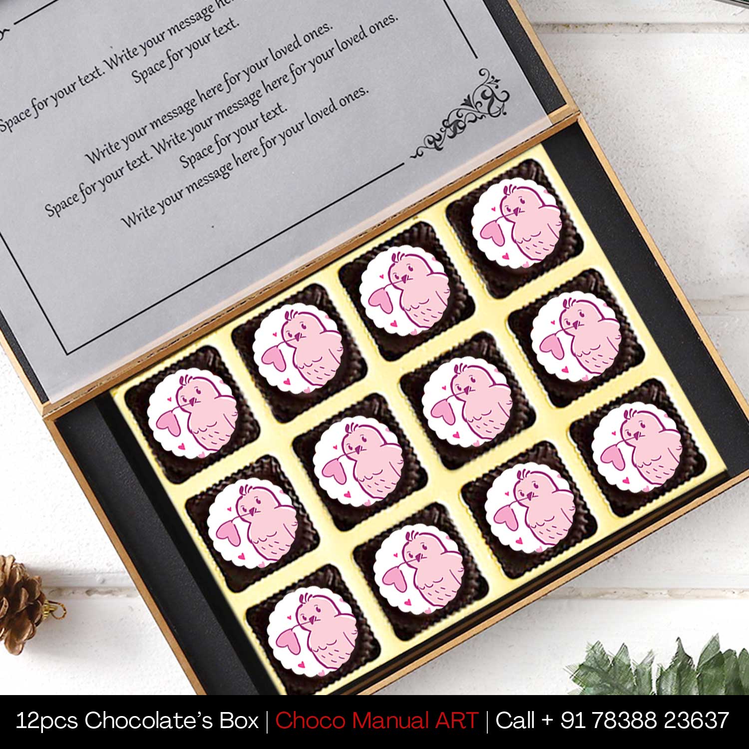BUY Sorry Chocolate Gift Boxes with Personalisation - Choco ManualART