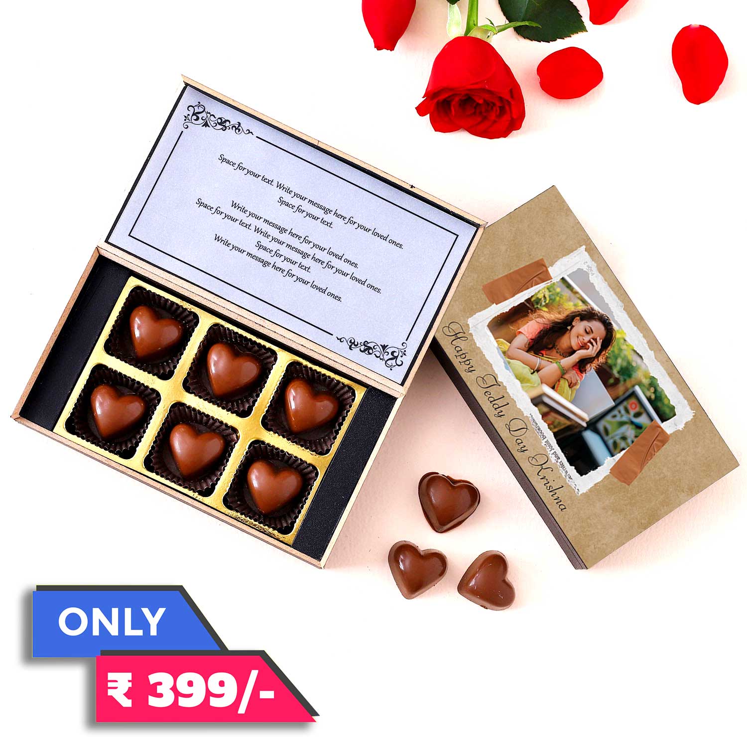 Teddy Day Unique Chocolate gift I Buy at Choco ManualART