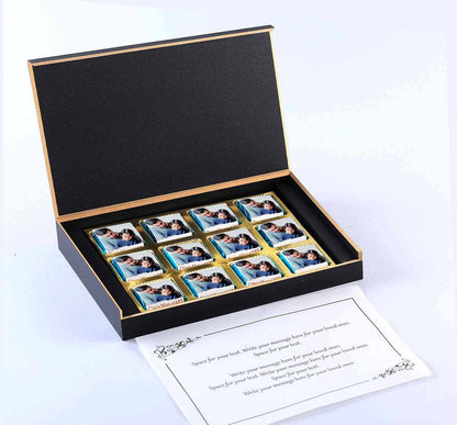 Personalized Message Photo and Name Printed Chocolate Gifts For Birthday