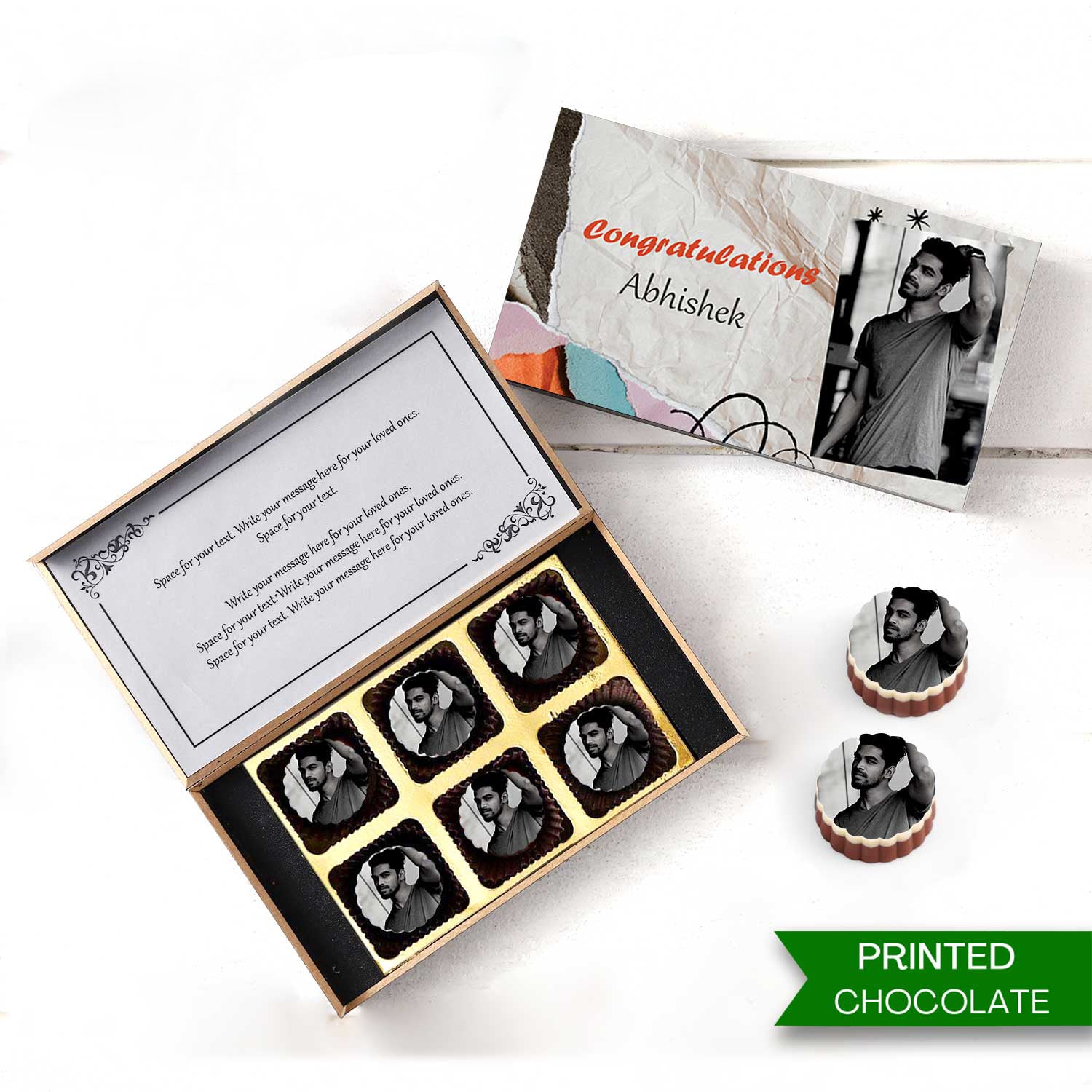 Congratulations Chocolate Gifts - Choco ManualART