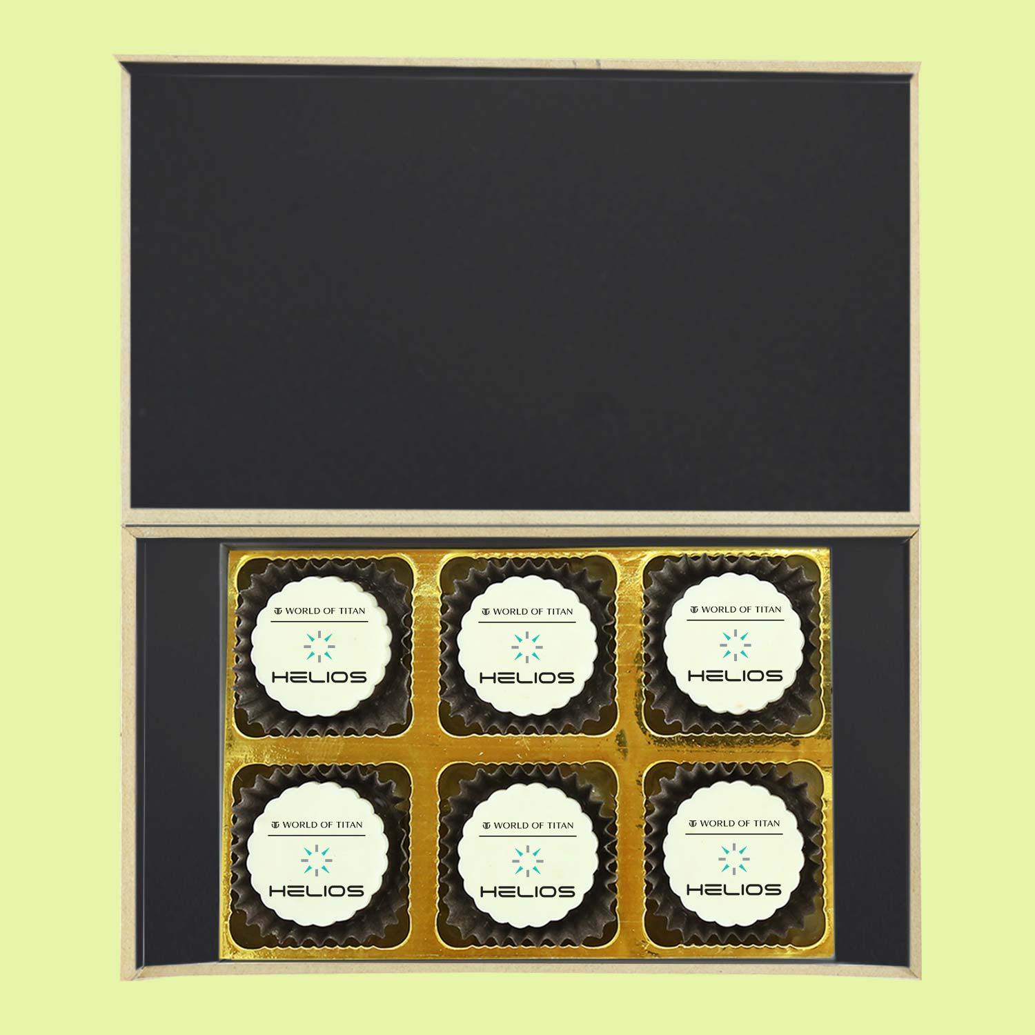 Stylish corporate gift of printed chocolates box - Choco Manual ART