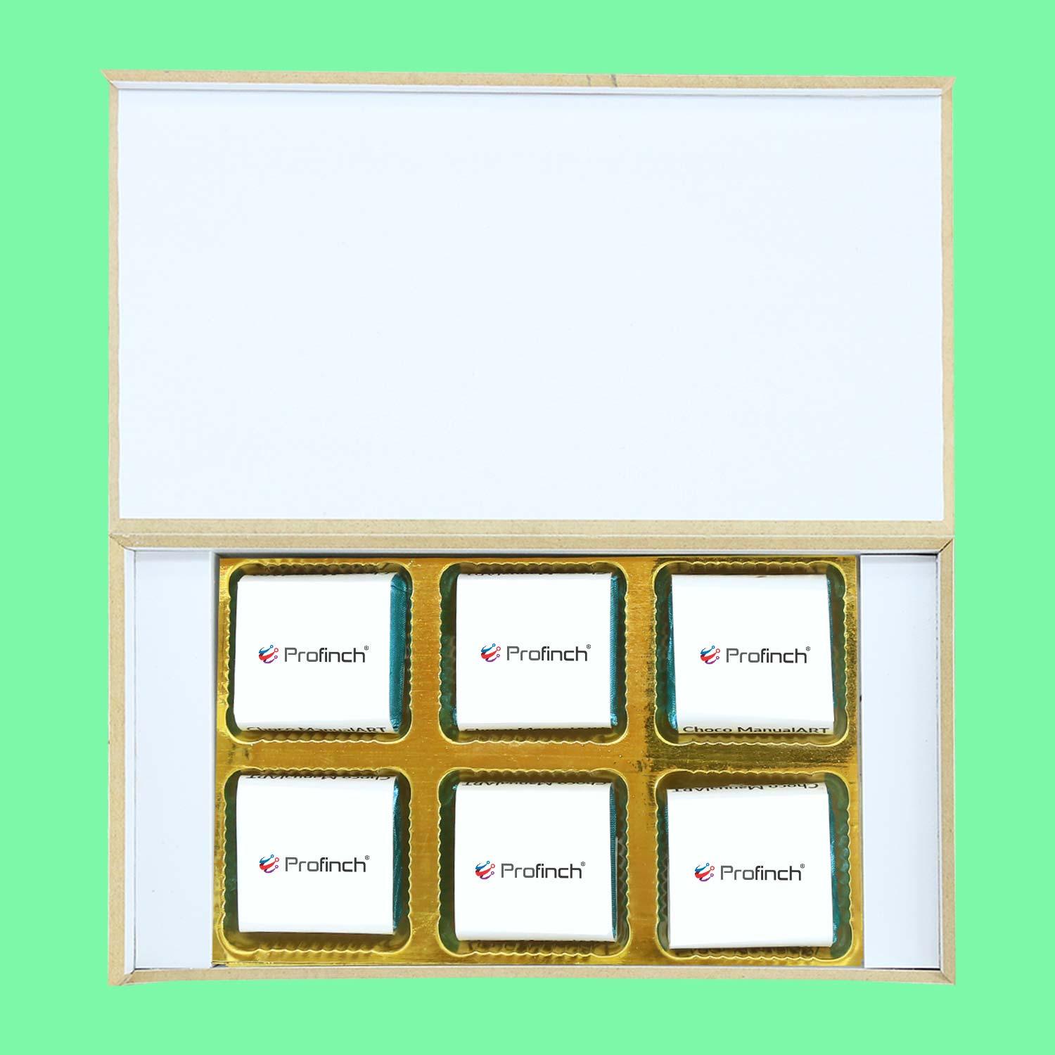 Red geometric designer chocolates box corporate gift - Choco Manual ART