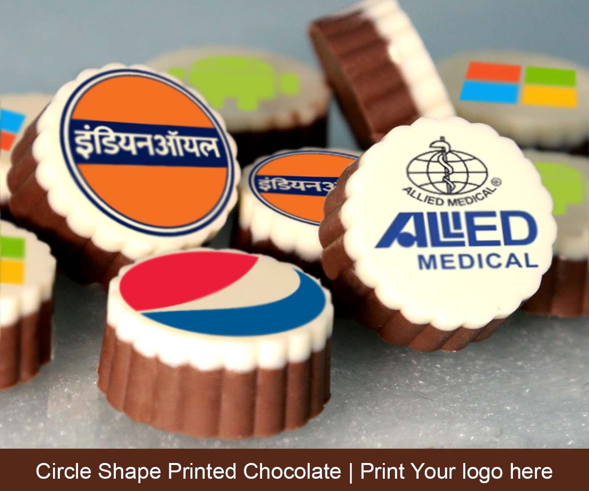 Best New Year Chocolate Gift Ideas For Employees with Printed Logo