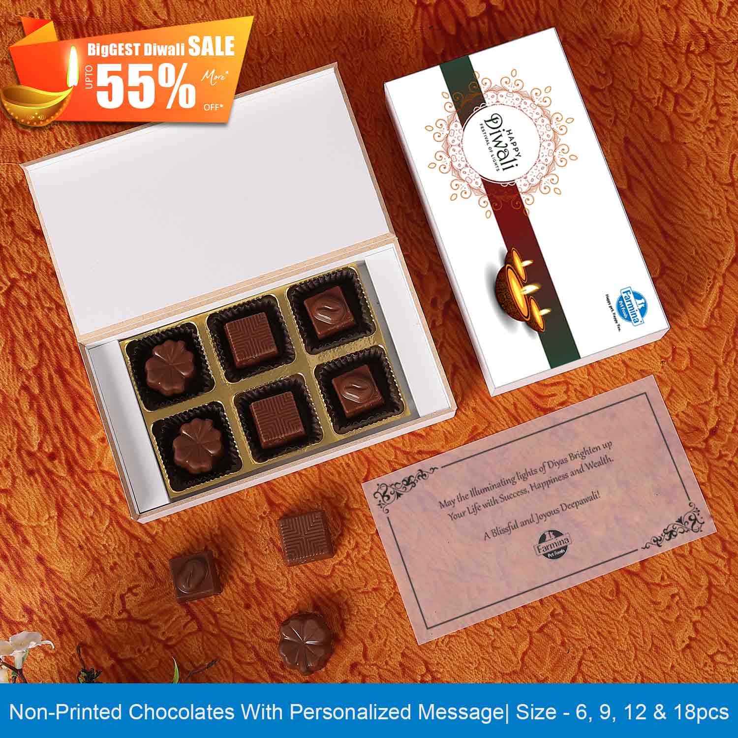 Chocolate with photo printed on it handmade chocolate boc online personalised chocolate message corporate chocolate gidt boxes