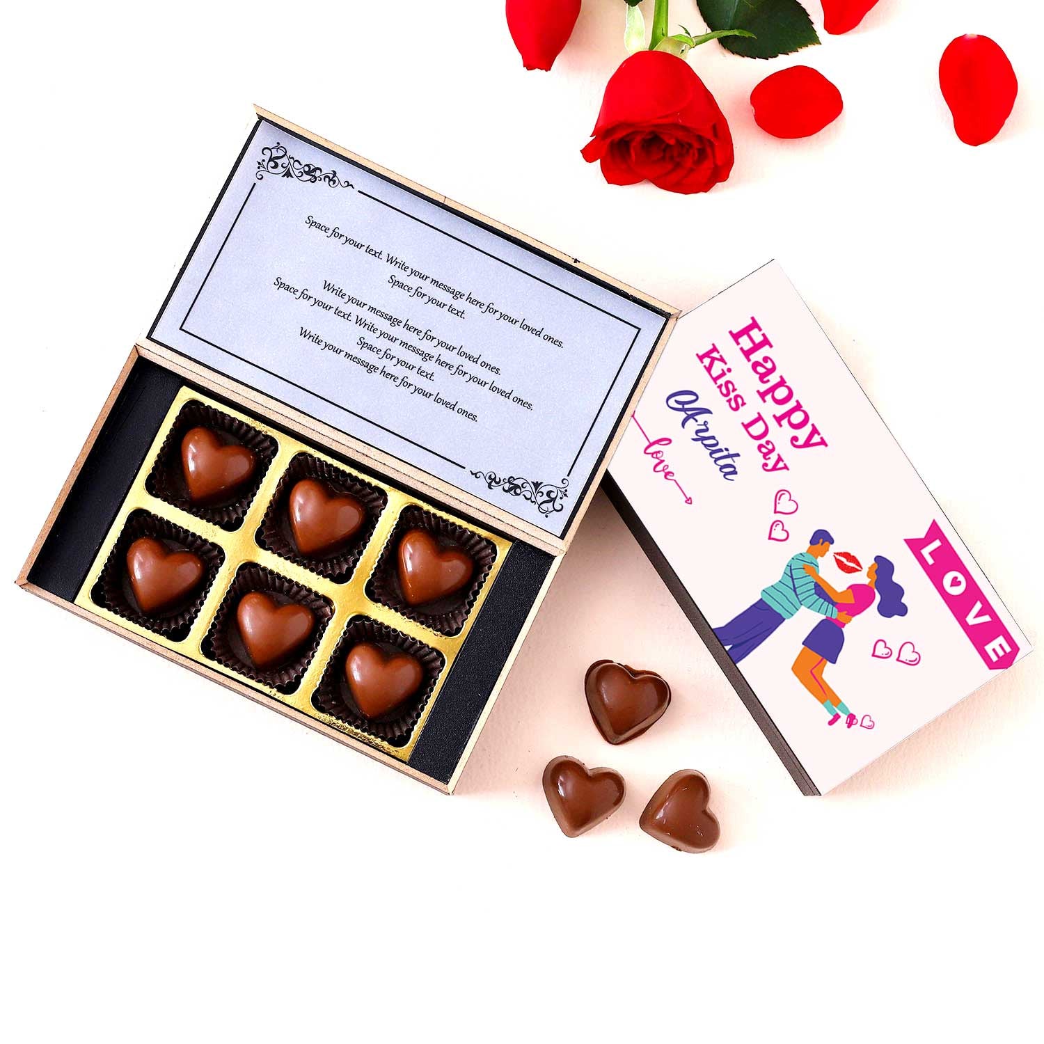 Chocolate gift for Kiss Day