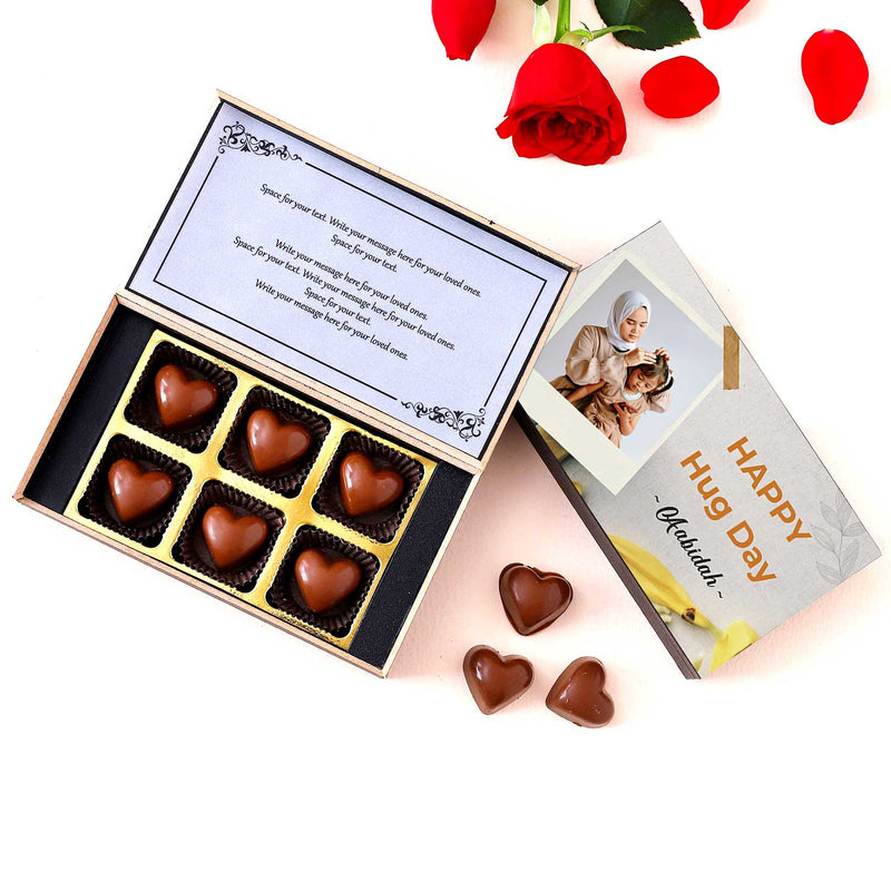 Customised Chocolate gift for Hug Day