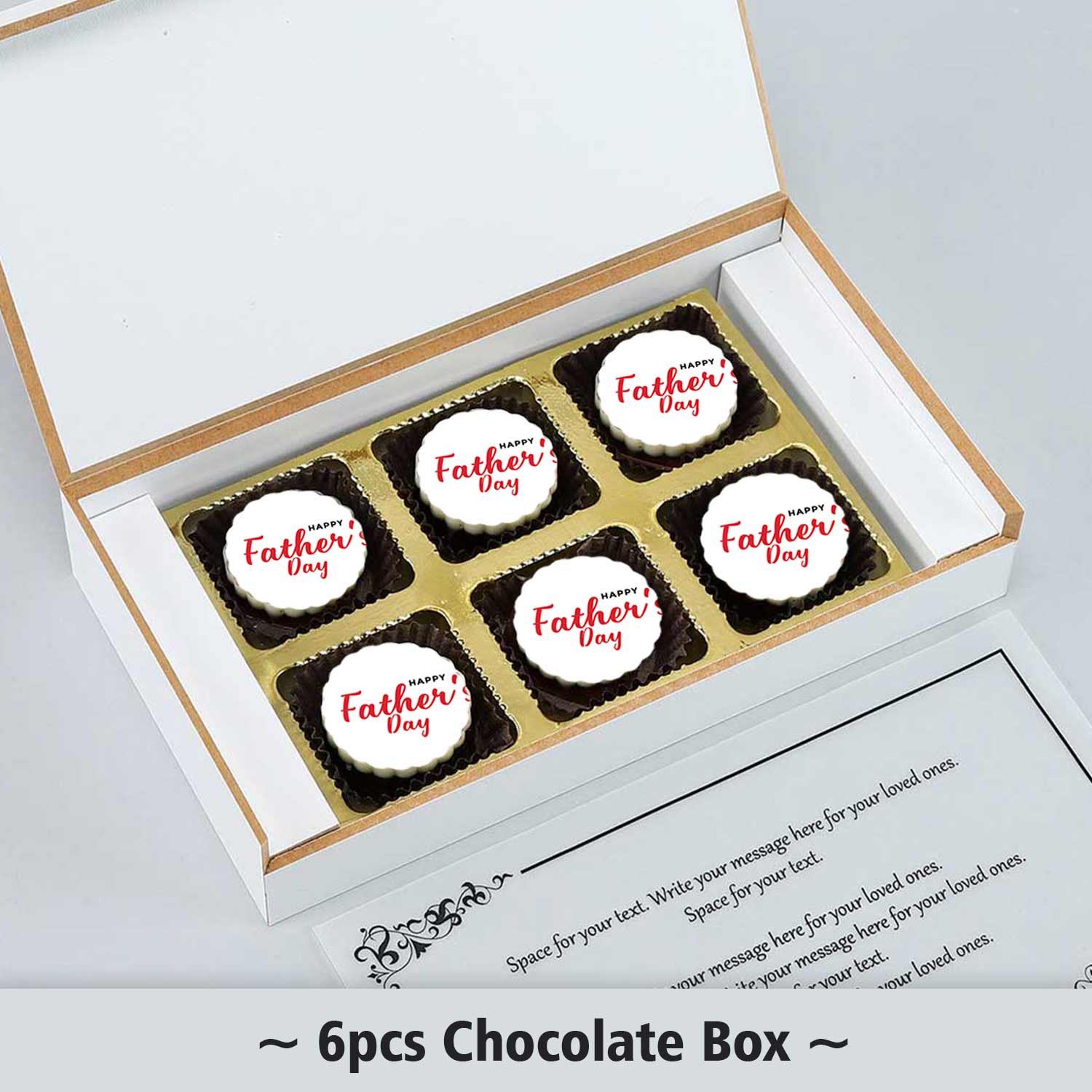 Vibrant design chocolates box for Father's day