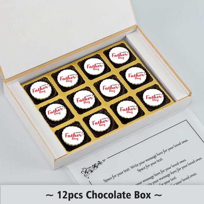 Vibrant design chocolates box for Father's day