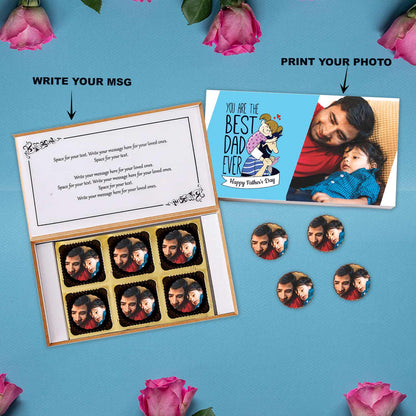 Best Dad ever & cute Graphics Printed Customised father's day Gift