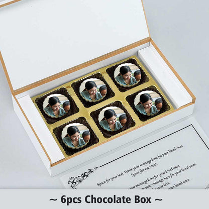 Elegant font Happy father's day Printed Chocolates