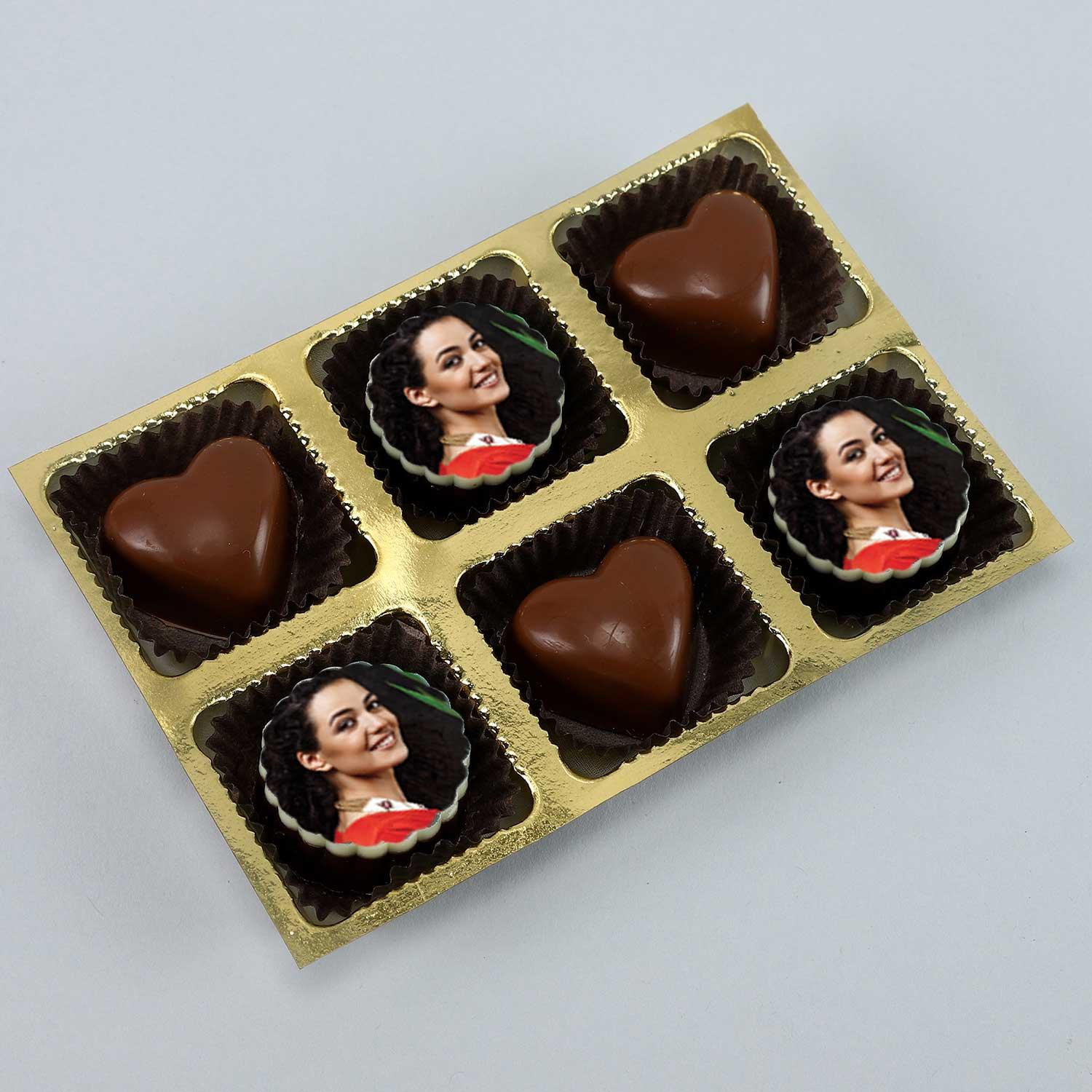 Love Theme Personalised Valentine's Chocolate Box - Choco Manual ART