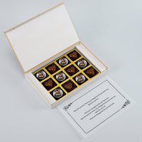 My Sweet Love Valentine Personalised Chocolate Box - Choco Manual ART