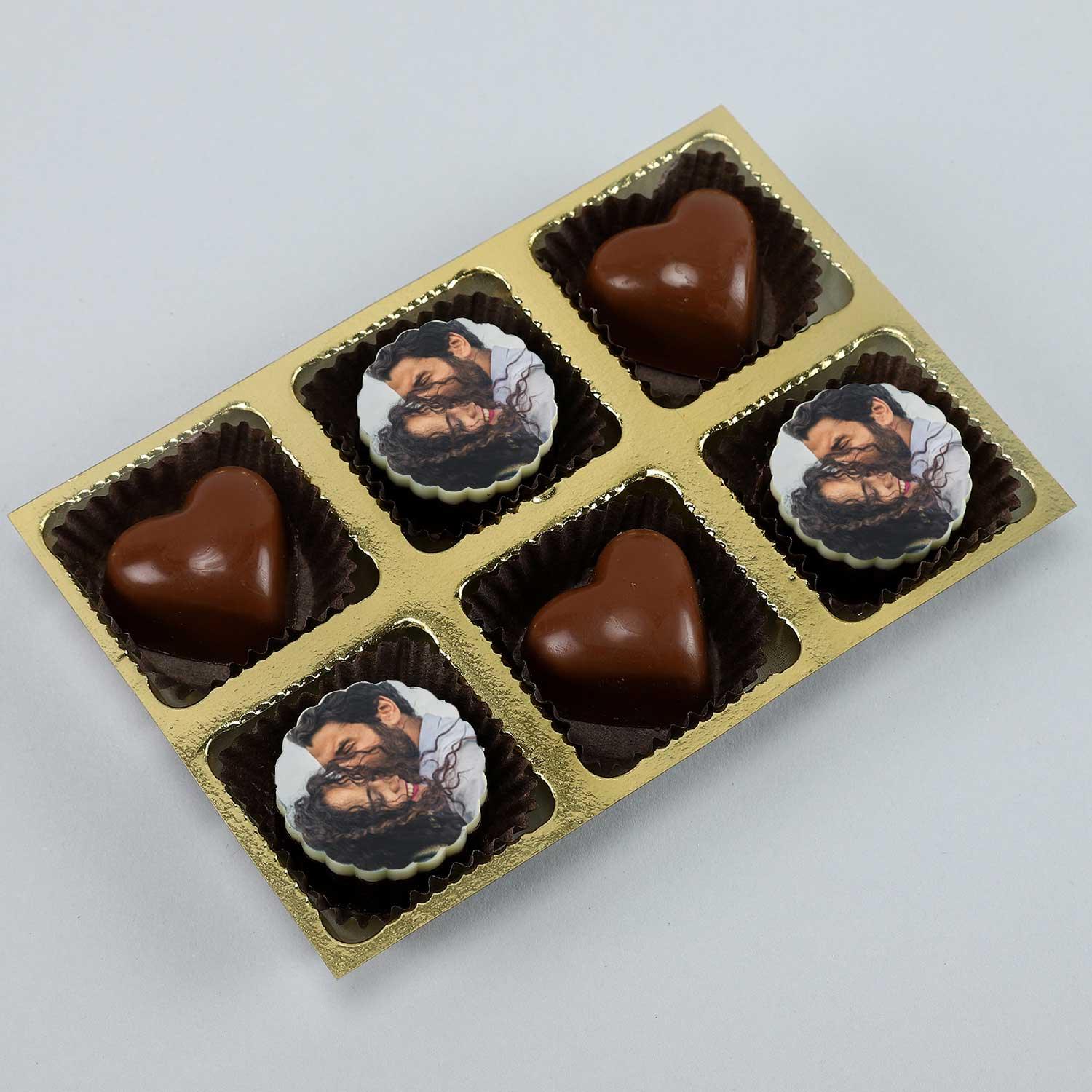 My Sweet Love Valentine Personalised Chocolate Box - Choco Manual ART