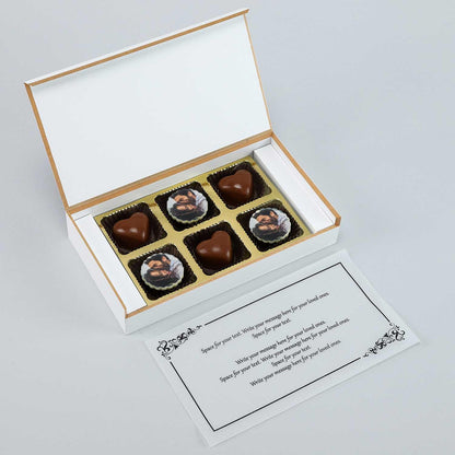 My Sweet Love Valentine Personalised Chocolate Box - Choco Manual ART