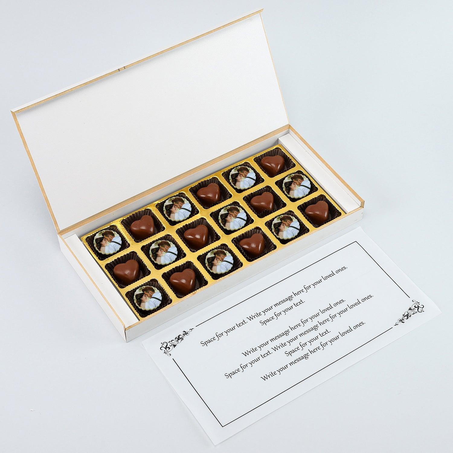Be My Rose Valentine Personalised Chocolate Box - Choco Manual ART