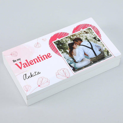 Be My Rose Valentine Personalised Chocolate Box - Choco Manual ART