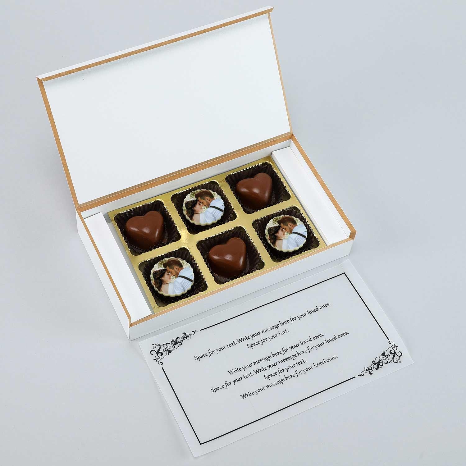 Be My Rose Valentine Personalised Chocolate Box - Choco Manual ART