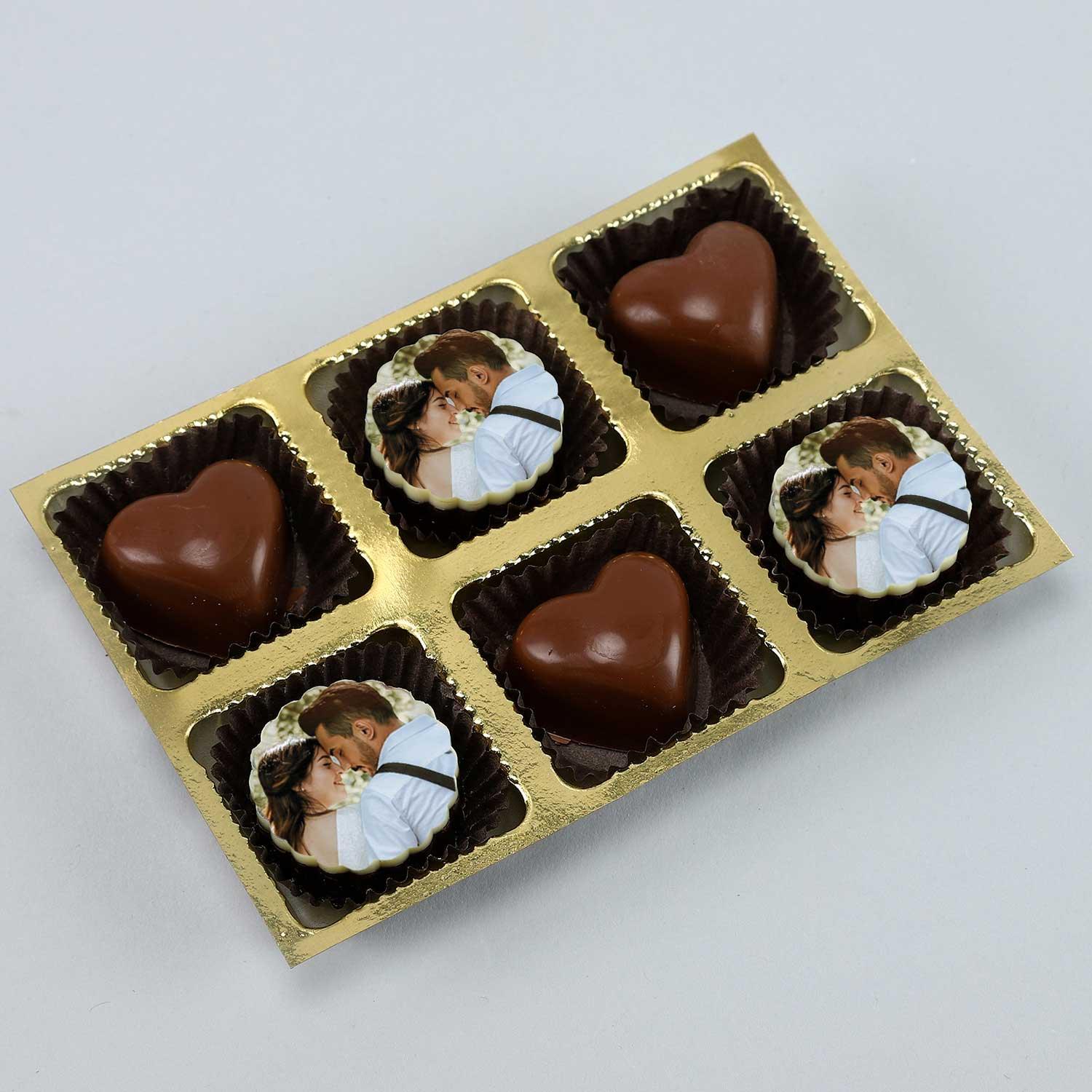 Be My Rose Valentine Personalised Chocolate Box - Choco Manual ART